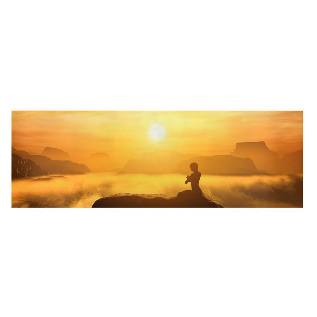 Stampa su tela - Yoga Meditation - Panoramico