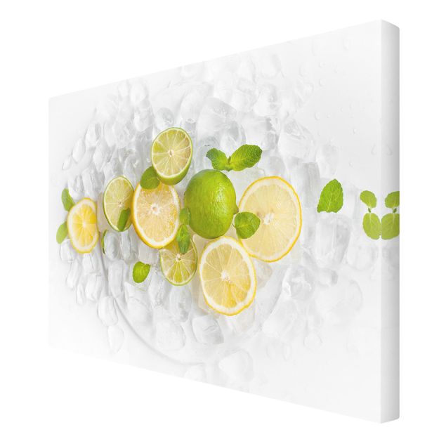 Stampa su tela - Citrus Fruits On Ice - Orizzontale 3:2