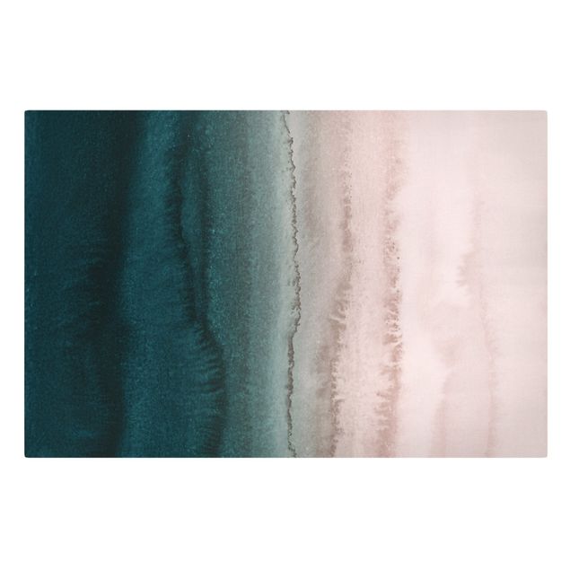 Quadro su tela - Gioco di colori fragore delle onde