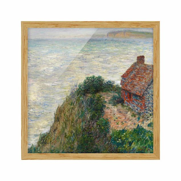 Poster con cornice - Claude Monet - Fisherman's House Petit Ailly - Quadrato 1:1