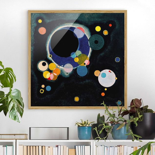 Abstrakte Kunst Wassily Kandinsky - Schizzo di cerchi