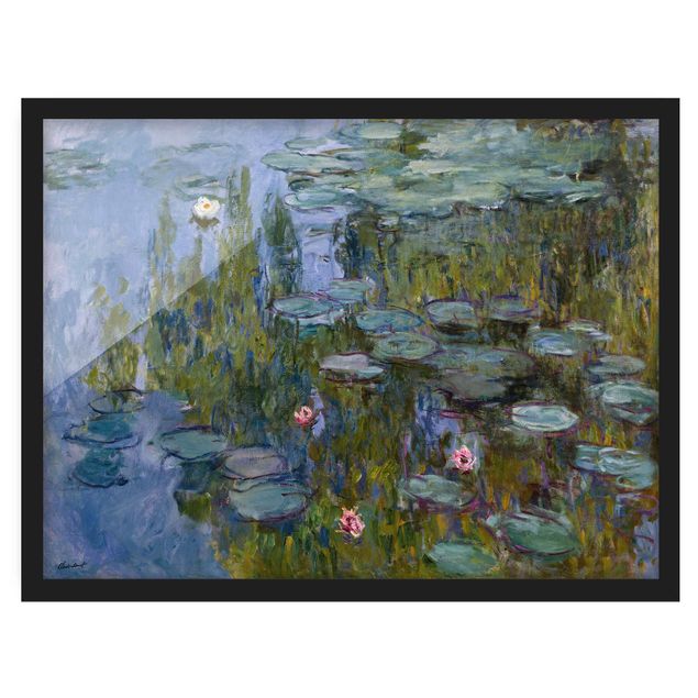 Poster con cornice - Claude Monet - Water Lilies (Nympheas) - Orizzontale 3:4