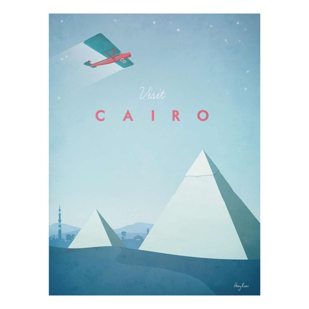 Quadro in vetro - Poster viaggio - Il Cairo - Verticale 4:3