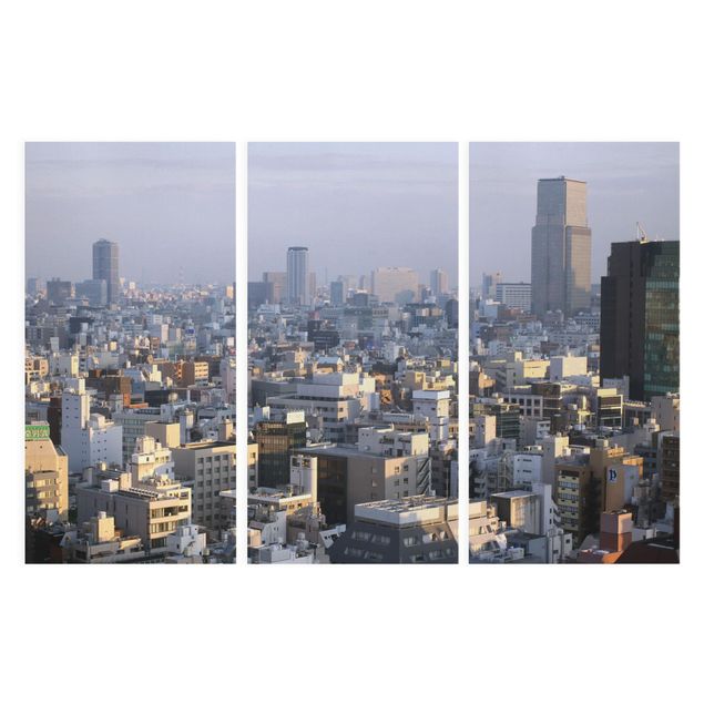 Stampa su tela 3 parti - Tokyo City - Verticale 2:1