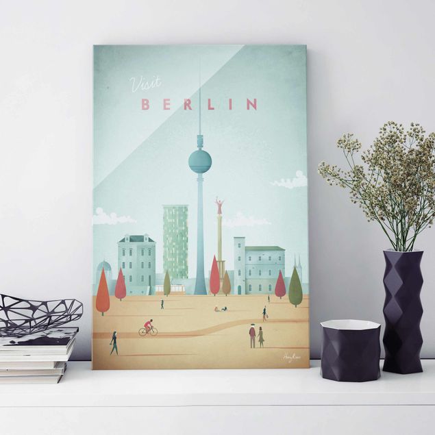 Lavagna magnetica vetro Poster di viaggio - Berlino