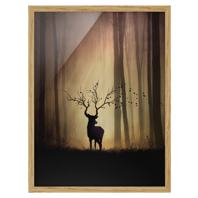 Poster con cornice - Il Signore della Foresta - Verticale 4:3