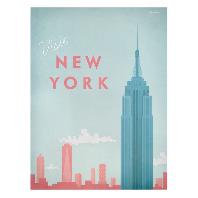 Stampe su tela Poster di viaggio - New York