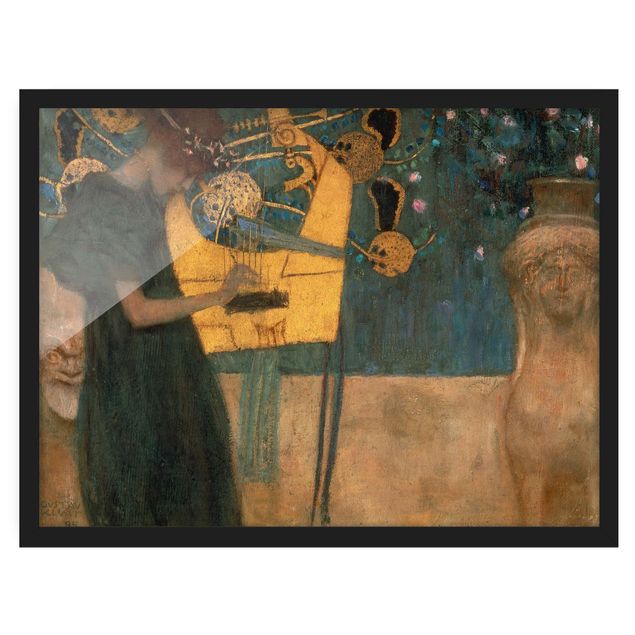 Poster con cornice - Gustav Klimt - Music - Orizzontale 3:4