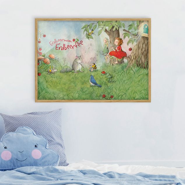 Poster con cornice - The Strawberry Fairy - Making Music Together - Orizzontale 3:4