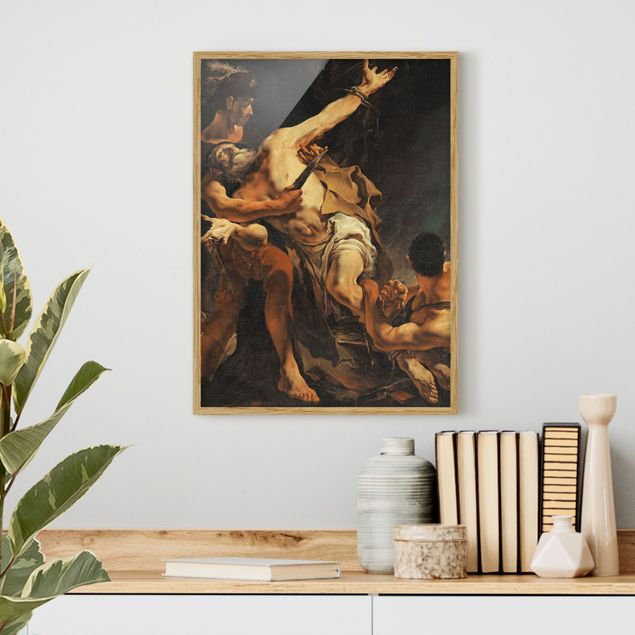 Poster con cornice - Giovanni Battista Tiepolo - The Martyrdom Of St. Bartholomew - Verticale 4:3