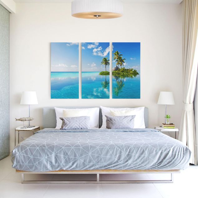 Quadri moderni per soggiorno Paradiso tropicale