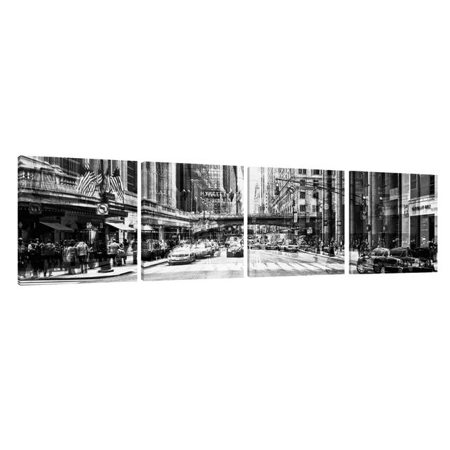 Quadri moderni per soggiorno NYC Urban black and white