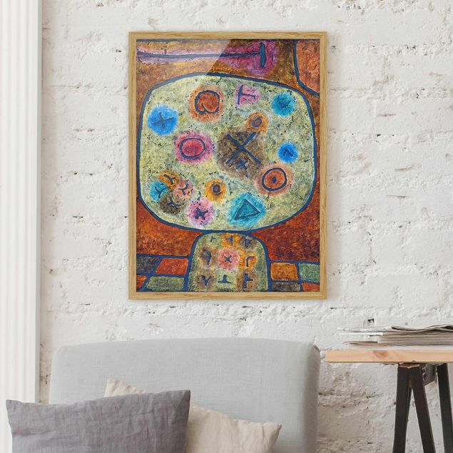 quadro astratto Paul Klee - Fiori nella pietra