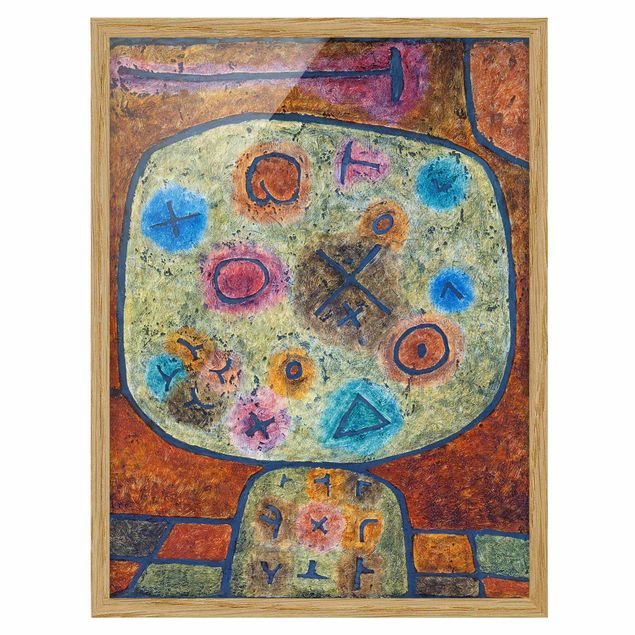 Poster con cornice - Paul Klee - Flowers In Stone - Verticale 4:3