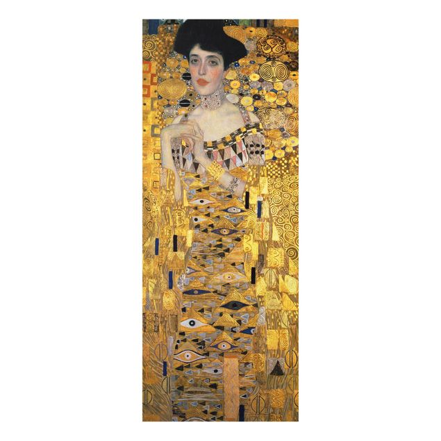 Quadro in vetro - Gustav Klimt - Ritratto di Adele Bloch-Bauer I - Pannello
