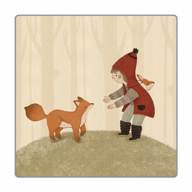 Tappeti  - Anna Lunak - Illustrazione degli amici della foresta