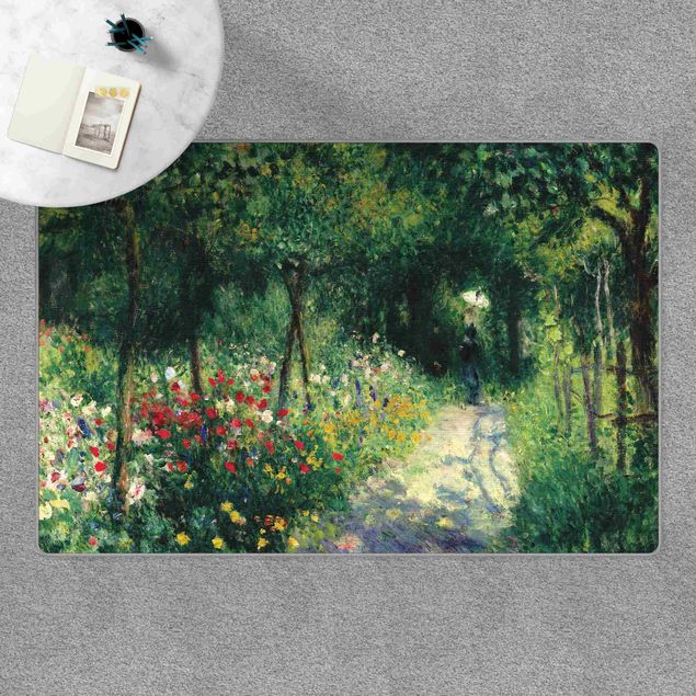 Tappeti in vinile grandi dimensioni Auguste Renoir - Donne in giardino