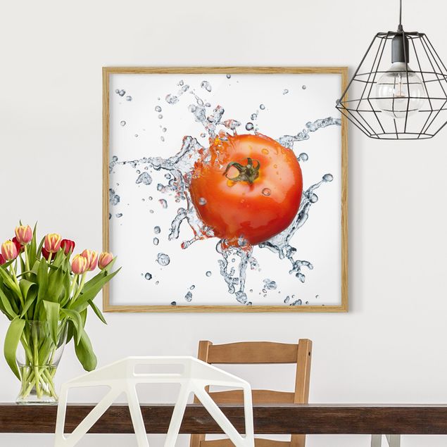 Poster con cornice - Fresh Tomato - Quadrato 1:1