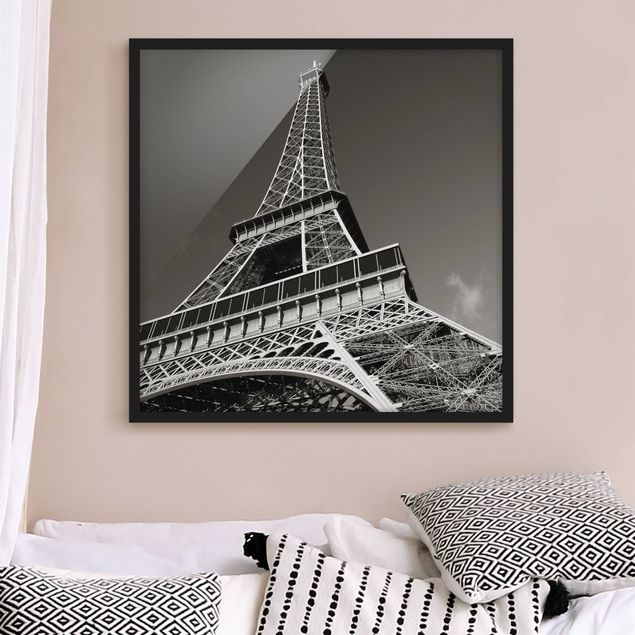 Poster con cornice - Eiffel Tower - Quadrato 1:1