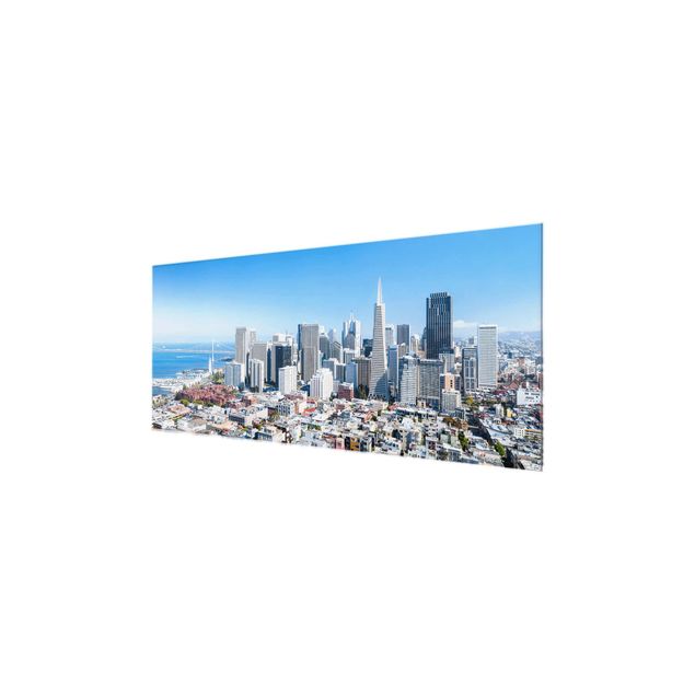 Quadro in vetro - Skyline di San Francisco