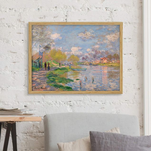 Poster con cornice - Claude Monet - Seine - Orizzontale 3:4