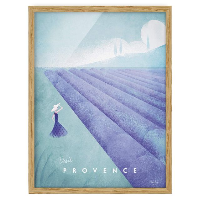 Poster con cornice - Poster Viaggi - Provenza - Verticale 4:3
