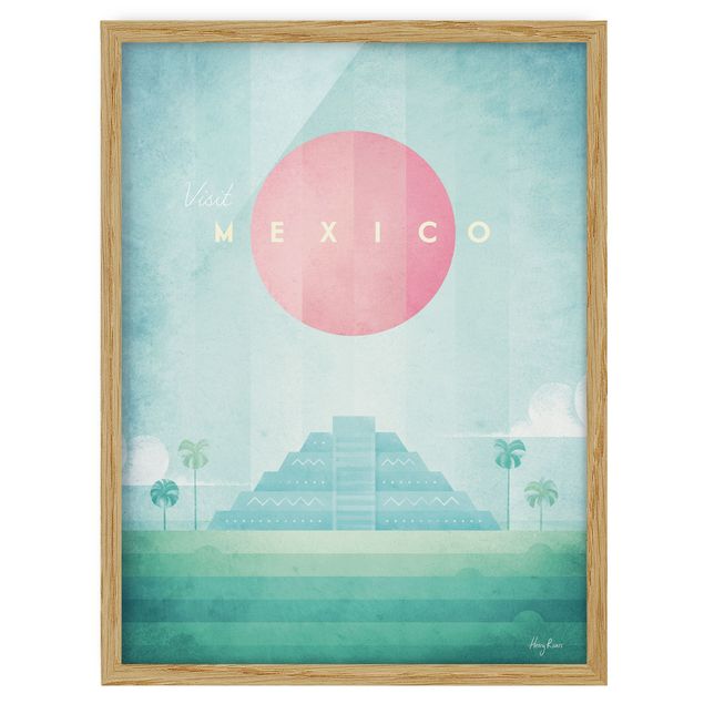 Poster con cornice - Poster di viaggio - Messico - Verticale 4:3