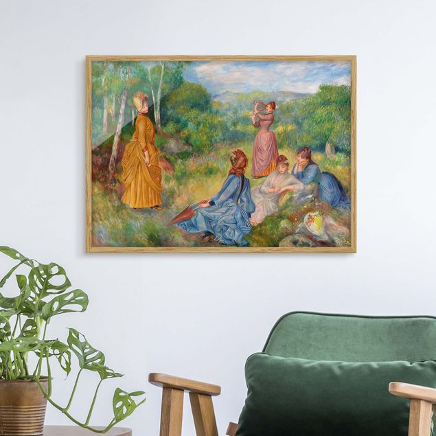 Poster con cornice - Auguste Renoir - Badminton - Orizzontale 3:4