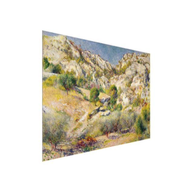 Quadro in vetro - Auguste Renoir - Rock In Estaque - Orizzontale 3:4