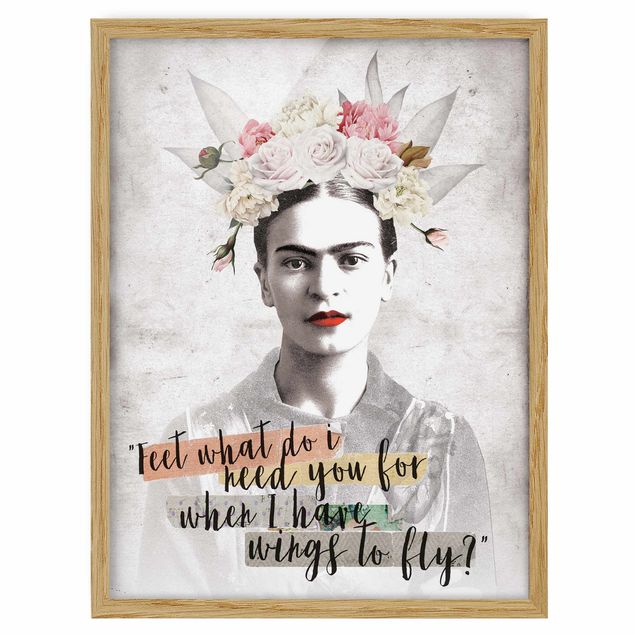 Poster con cornice - Frida Kahlo - rate