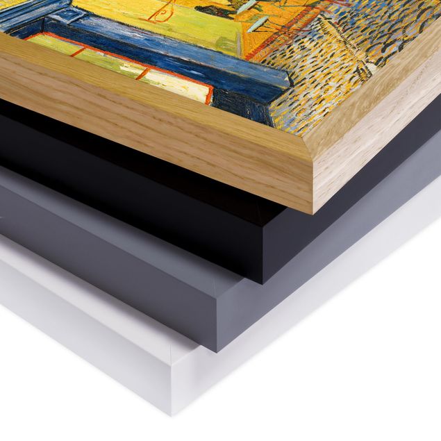 Poster con cornice - Vincent Van Gogh - Café Terrace At Night - Verticale 4:3
