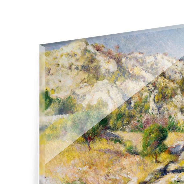 Quadro in vetro - Auguste Renoir - Rock In Estaque - Orizzontale 3:4