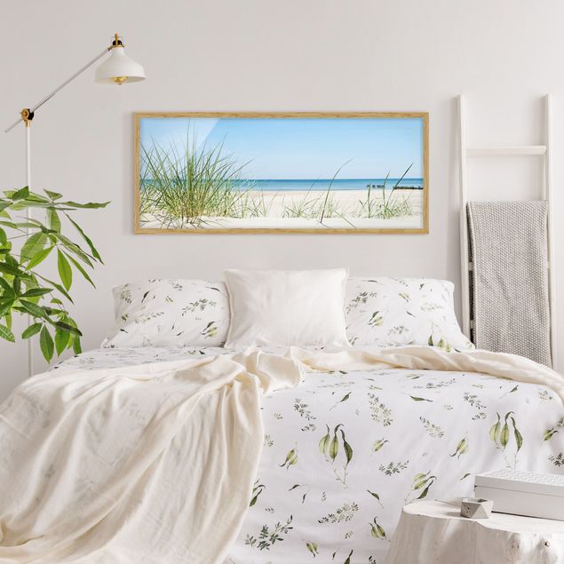 Poster con cornice - Costa Del Mar Baltico - Panorama formato orizzontale
