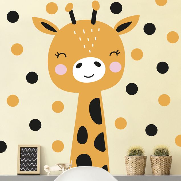 Adesivo murale - Baby Giraffe