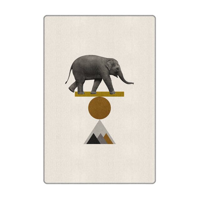 Tappeti  - Elefante nell'arte dell'equilibrio