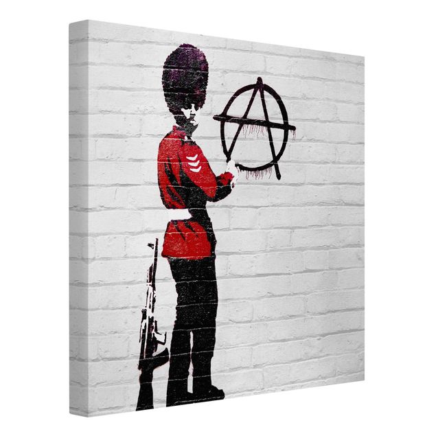 Brandalised® - featuring Graffiti by Banksy  Anarchist Soldier - Brandalised ft. Graffiti by Banksy