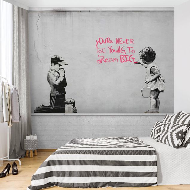 Carta da parati - Dream Big - Brandalised ft. Graffiti by Banksy