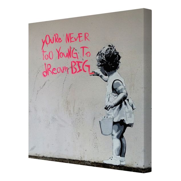 Stampa su tela - Banksy - Dream Big