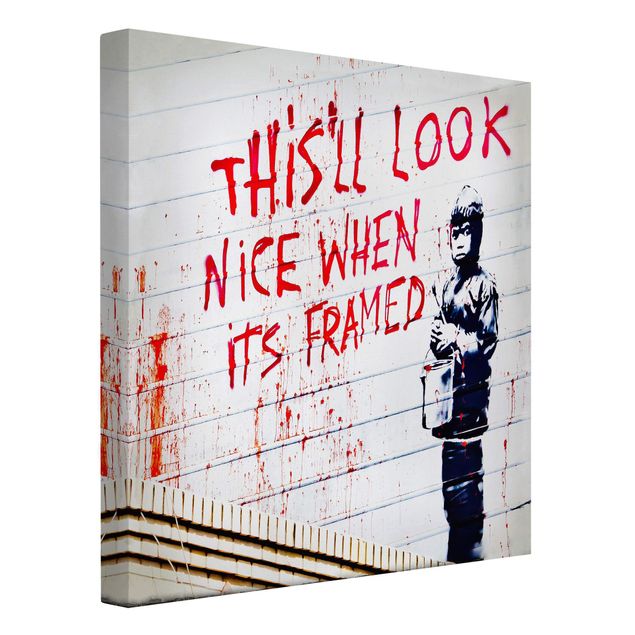 Brandalised® - featuring Graffiti by Banksy  Nice When Its Framed - Brandalised ft. Graffiti by Banksy