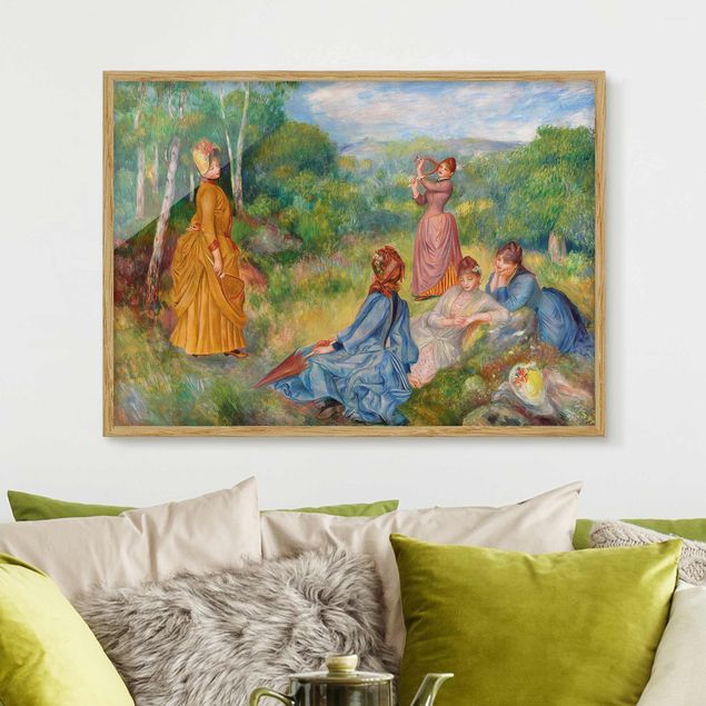 Poster con cornice - Auguste Renoir - Badminton - Orizzontale 3:4