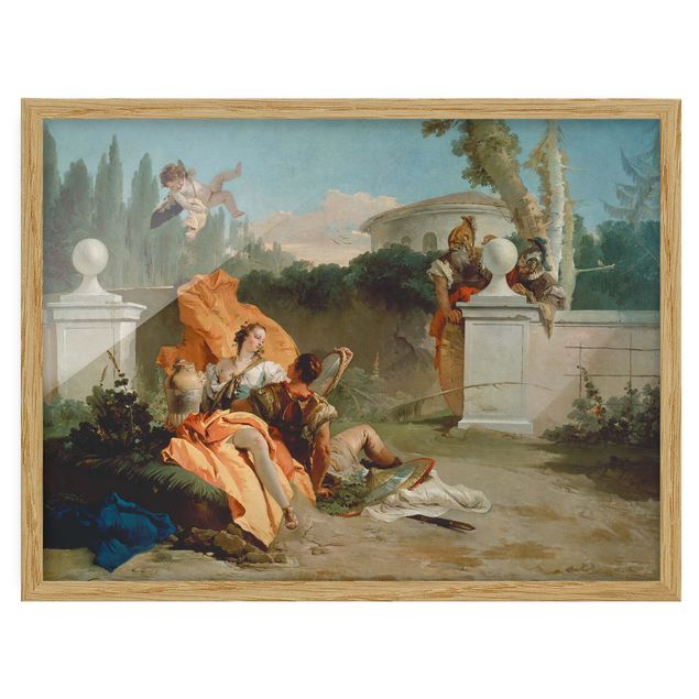 Poster con cornice - Giovanni Battista Tiepolo - Rinaldo And Armida - Orizzontale 3:4