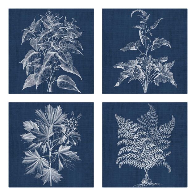Stampa su tela Set di studio sulle piante di jeans II
