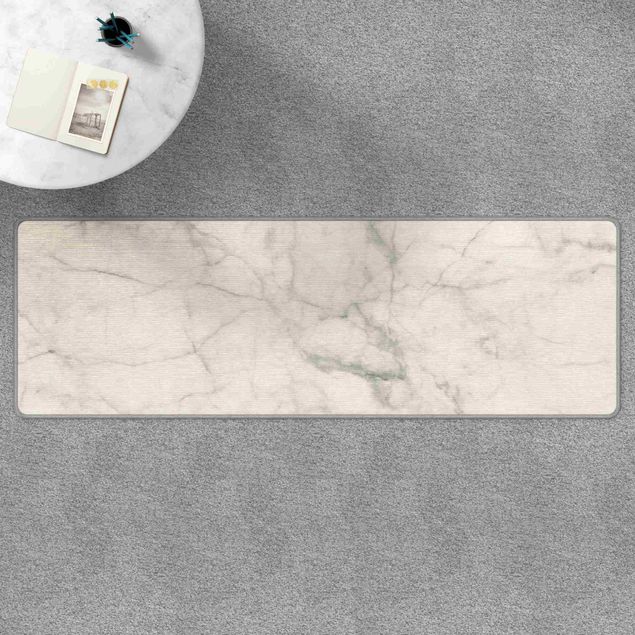 Tappeti effetto pietra Bianco Carrara