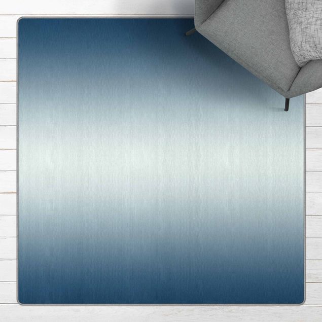 Tappeto moderno astratto Gradiente orizzontale blu
