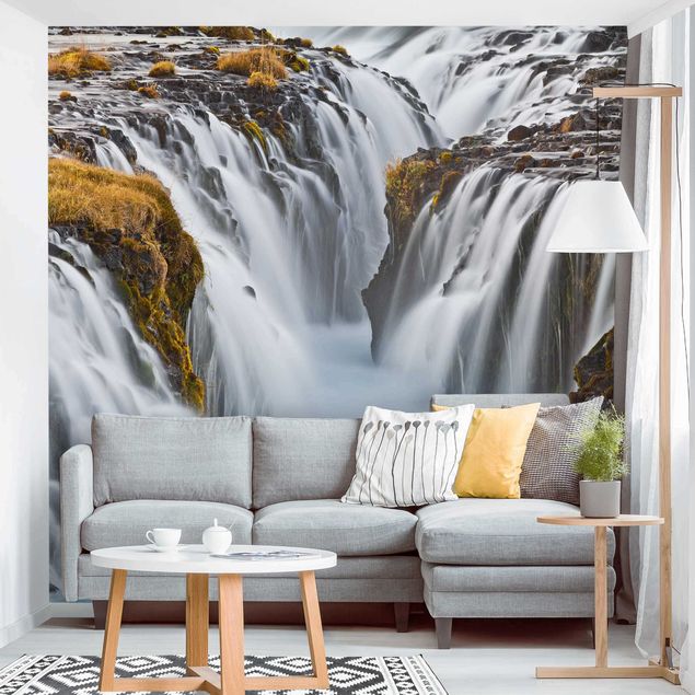 Carta da parati - Bruarfoss waterfall in Iceland