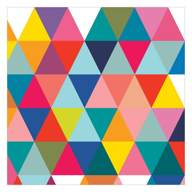 Carta da parati - Trama colorata di triangoli
