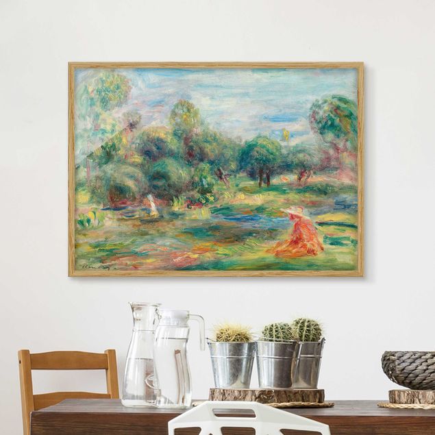 Poster con cornice - Auguste Renoir - Landscape At Cagnes - Orizzontale 3:4
