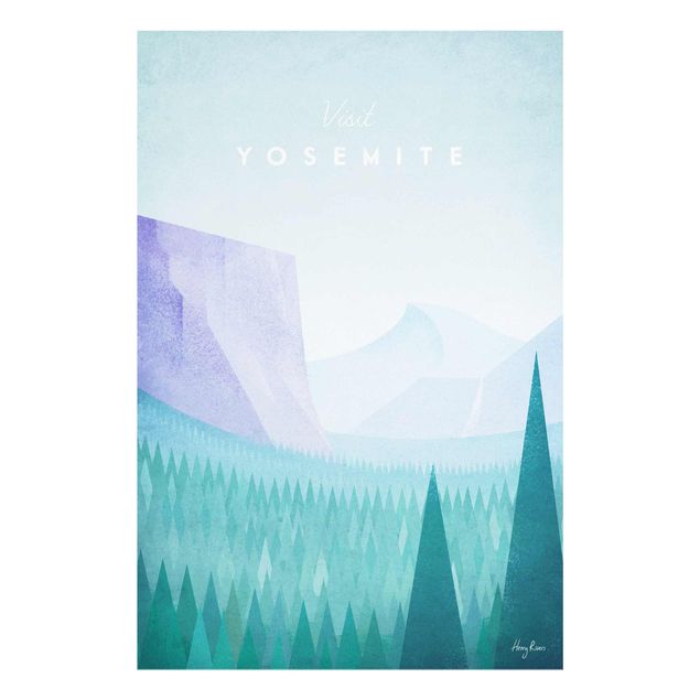 Quadro in vetro - Poster Viaggi - Yosemite Park - Verticale 3:2