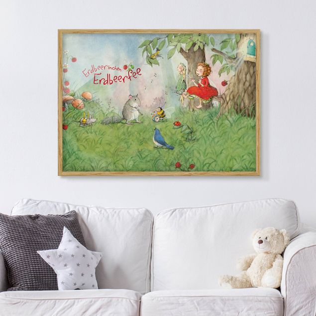 Poster con cornice - The Strawberry Fairy - Making Music Together - Orizzontale 3:4