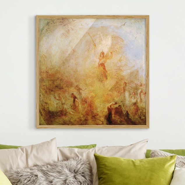 quadro astratto moderno William Turner - L'angelo in piedi al sole